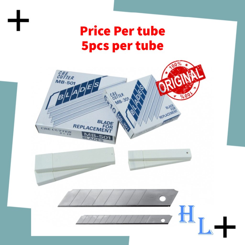 CBE / ZORRO Cutter Blade 9mm / 18mm Refill For Big and small Cutter ...