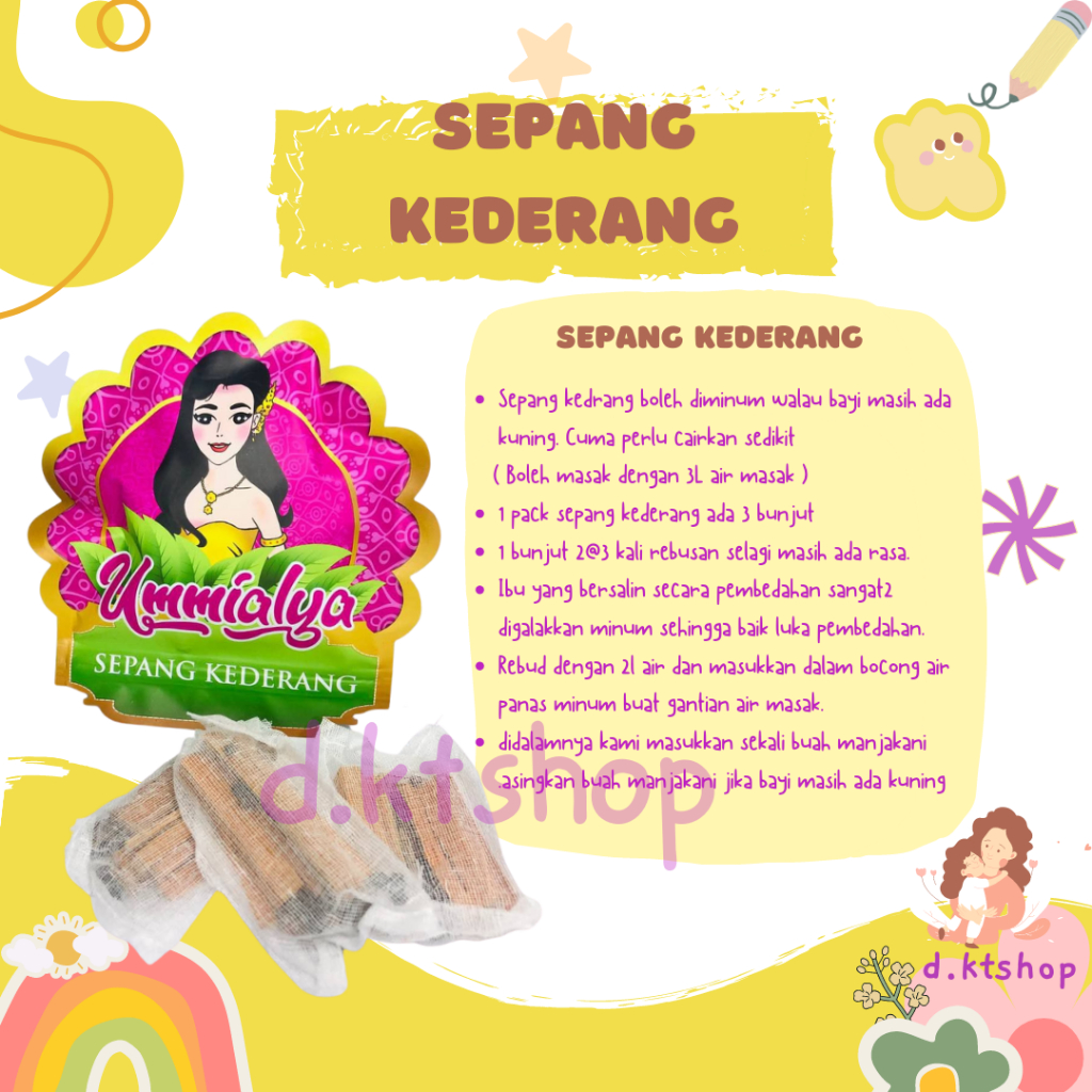 Set Tangas Ummialya Bertangas Berpantang Besin Rendaman Faraj Luka Ibu