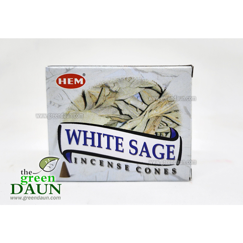 White Sage Incense Cones Cleansing Purifying Bad Energy Clearing Yoga Meditation Attracting