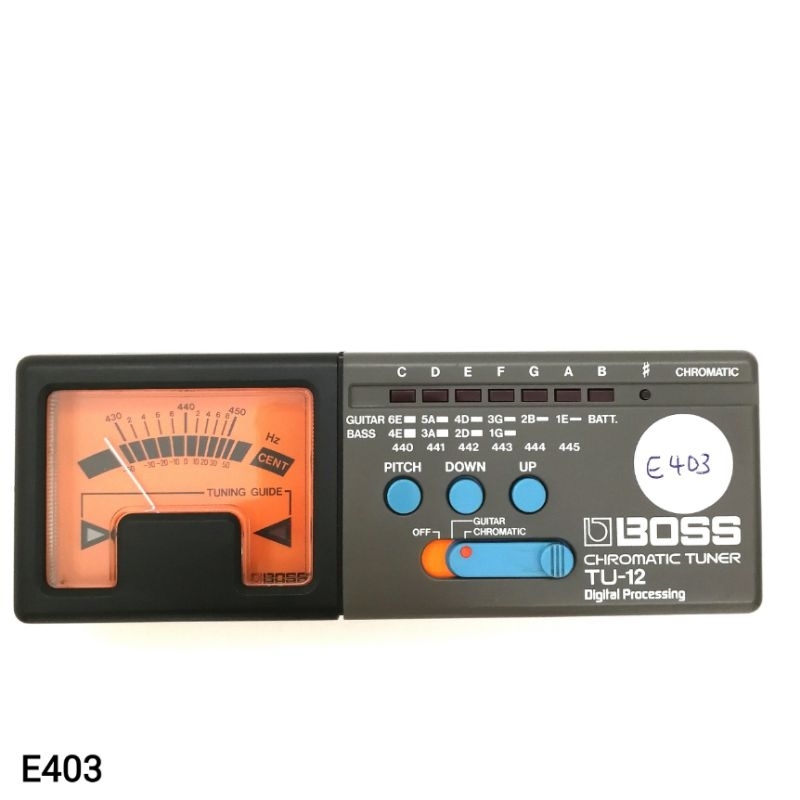 BOSS Japan Chromatic Tuner TU12 (E403) used/terpakai/secondhand Boss
