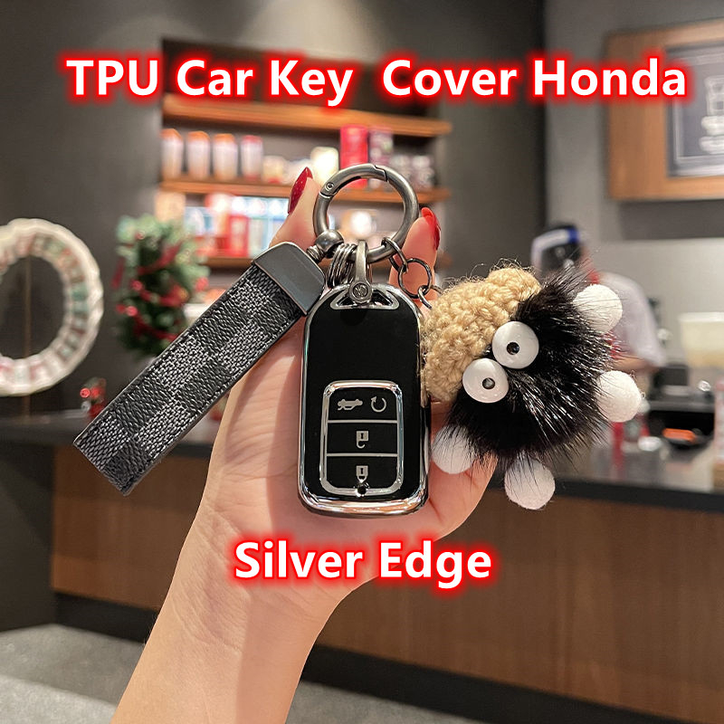 TPU Car Key Cover For Honda Civic CRV HRV BRV City Accord 2014 to 2020