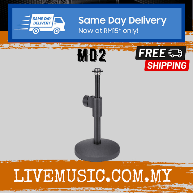 Samson MD2 Desktop Microphone Stand ( MD-2 / MD 2 ) | Shopee Malaysia