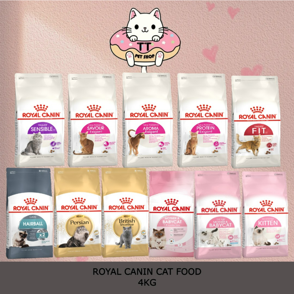 Royal Canin Cat Dry Food Full Range 4kg / 3.5kg Original Pack