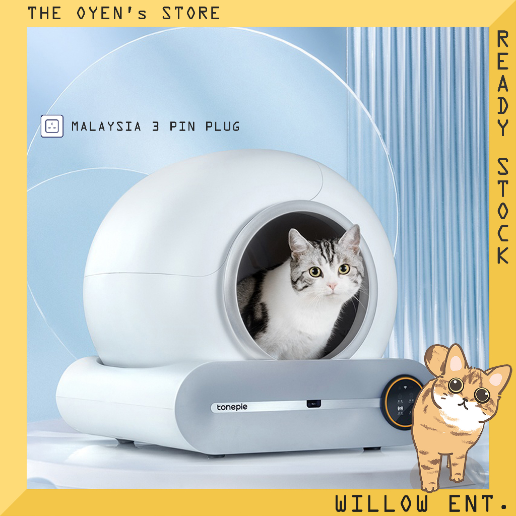 [TONEPIE] Automatic Smart Cat Litter Box Self Cleaning Fully Enclosed