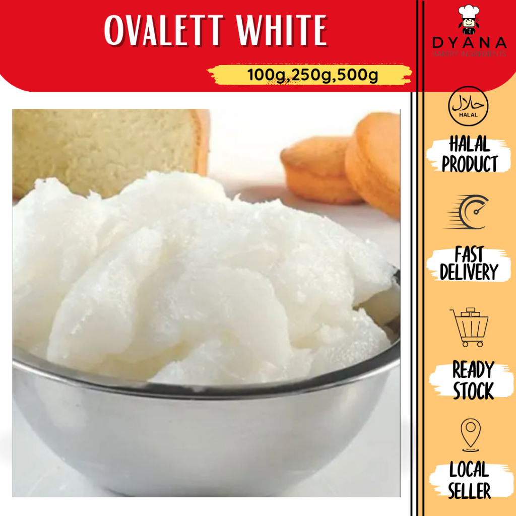 Ovalette White Cake Gel Emulsifier Shopee Malaysia