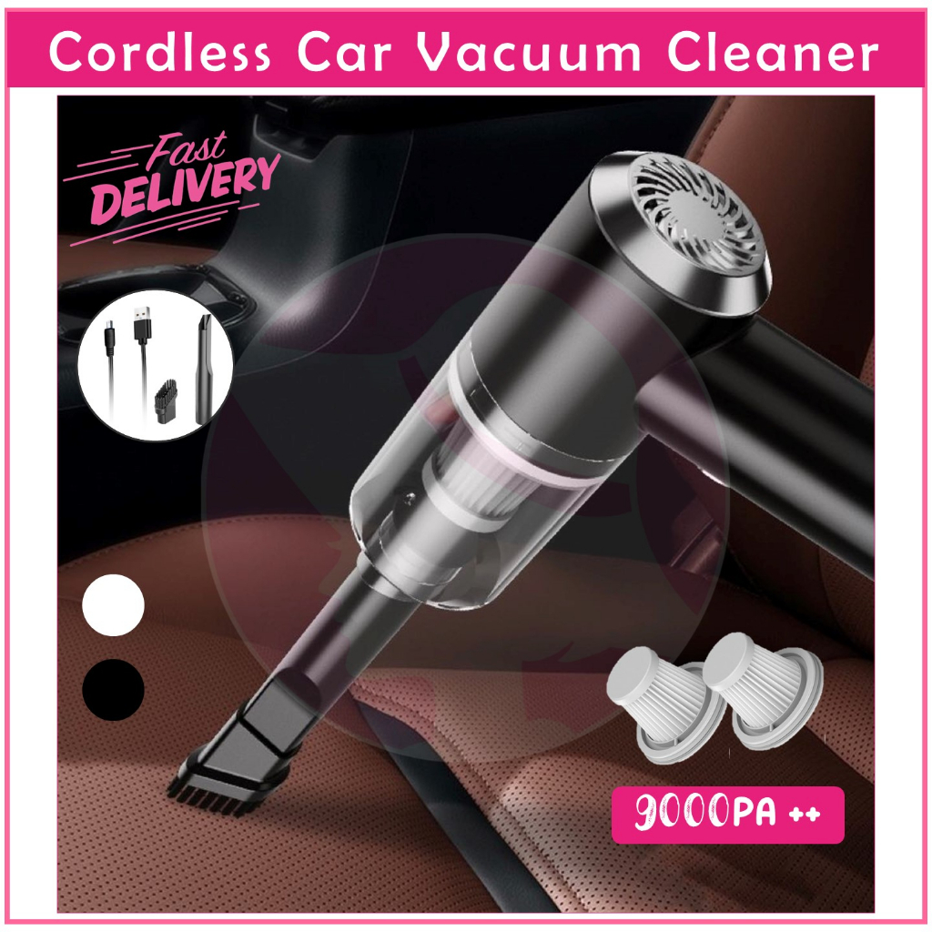 Cordless Car Vacuum Cleaner 9000pa Mini Wireless Vacuum Kereta