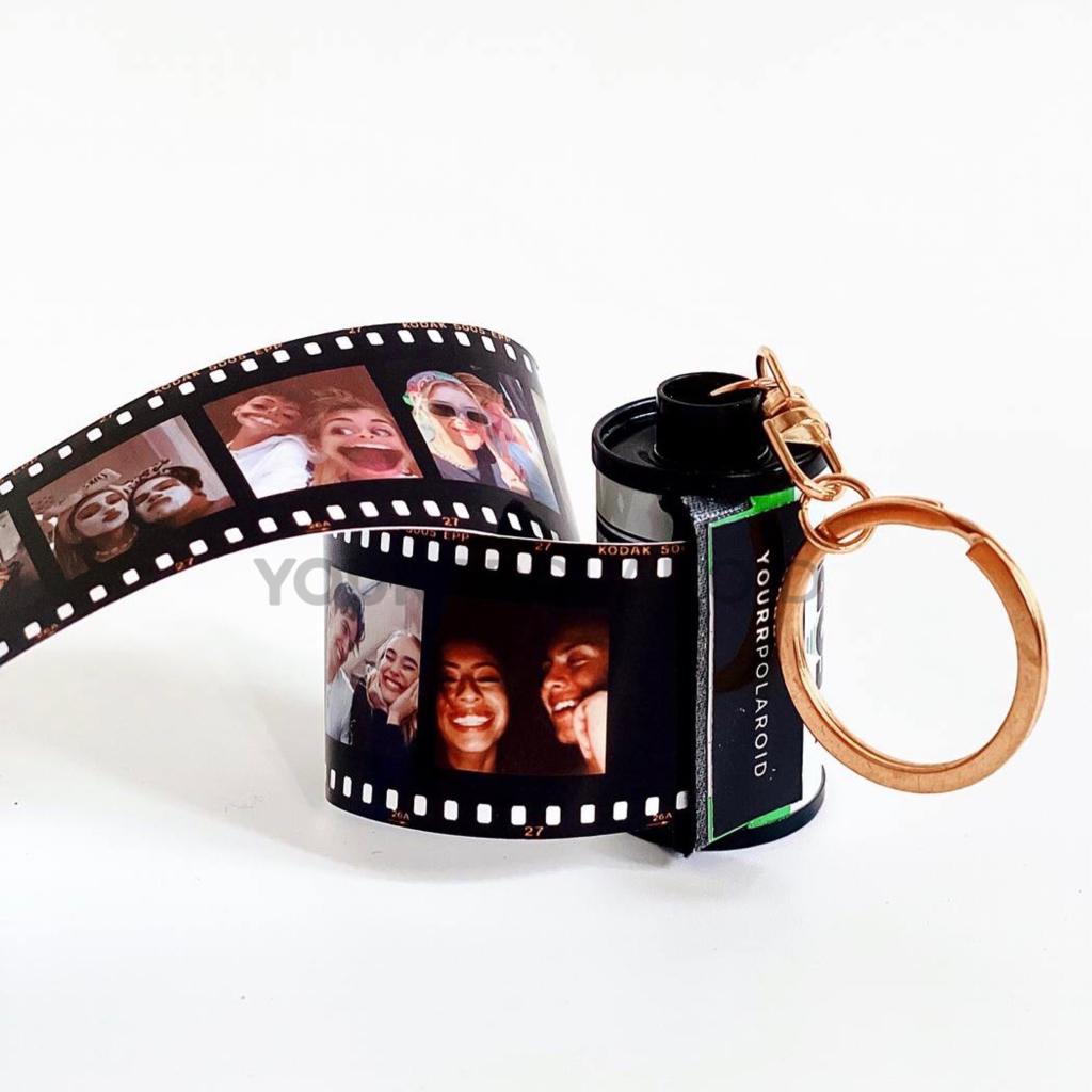 Photo Keychain Personal Film Roll Keyring Custom Camera Camera Roll Keychain Mini Camera Personal Film
