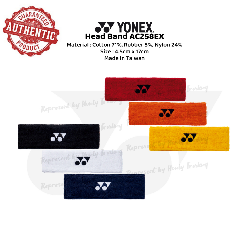 YONEX Head Band AC258 Sports Headband AC258EX Shopee Malaysia