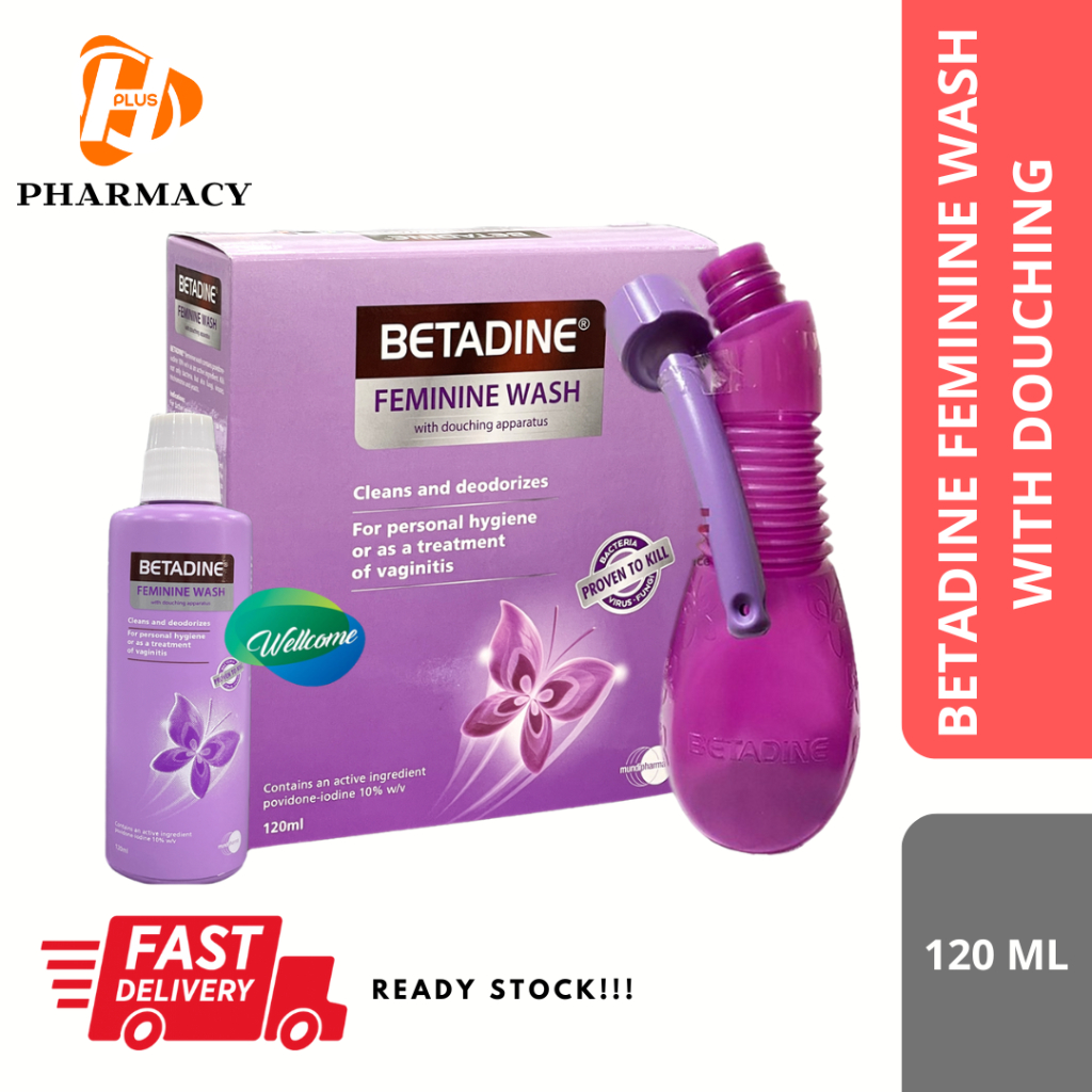 BETADINE FEMININE WASH WITH DOUCHING APPARATUS 120ML Shopee Malaysia