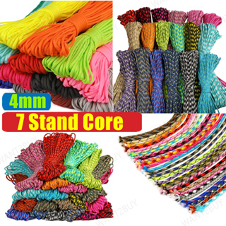 100FT 2mm Paracord One Stand Cores Rope For outdoor Survival Hiking Woven  Bracelet Jewelry Making Paracorde
