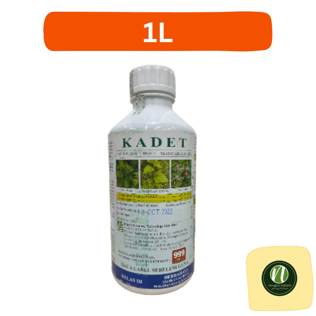 KADET (1L) Herbicide - Racun Rumpai Anak Kayu/ Anak Sawit/ Daun Berlebar  (Sama GARLON 250)  | Shopee Malaysia