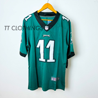 Men's Philadelphia Eagles #11 A. J. Brown Green City Edition