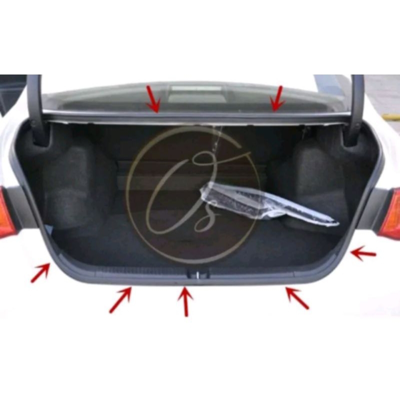 NISSAN SENTRA 1995 - 2013 b14 n16 REAR BOOT BONNET RUBBER BELAKANG ...
