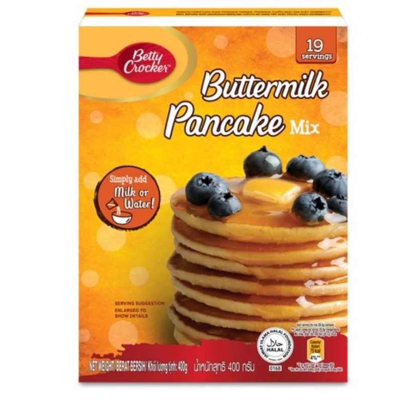 Betty Crocker Buttermilk Pancakes Mix 400gm Shopee Malaysia