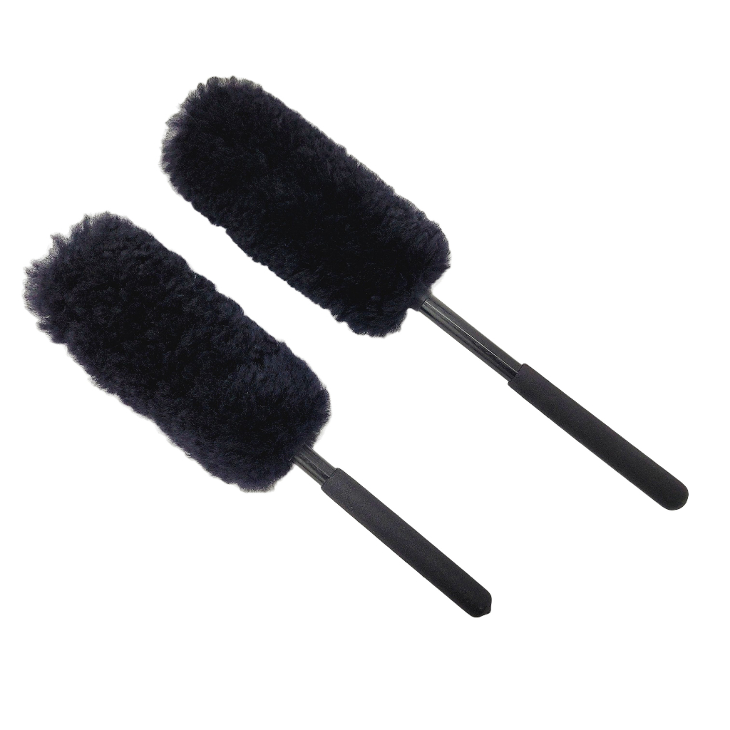 Soft Woolie Wheel Cleaning Brush Ultra Soft Wool Great For Small