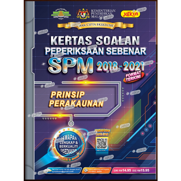 Prinsip Perakaunan 2022 YAKIN Kertas Soalan Peperiksaan Sebenar SPM ...