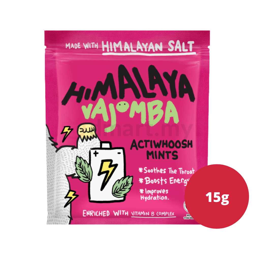 Himalaya Vajomba Actiwoosh Mints Candy 15g | Shopee Malaysia