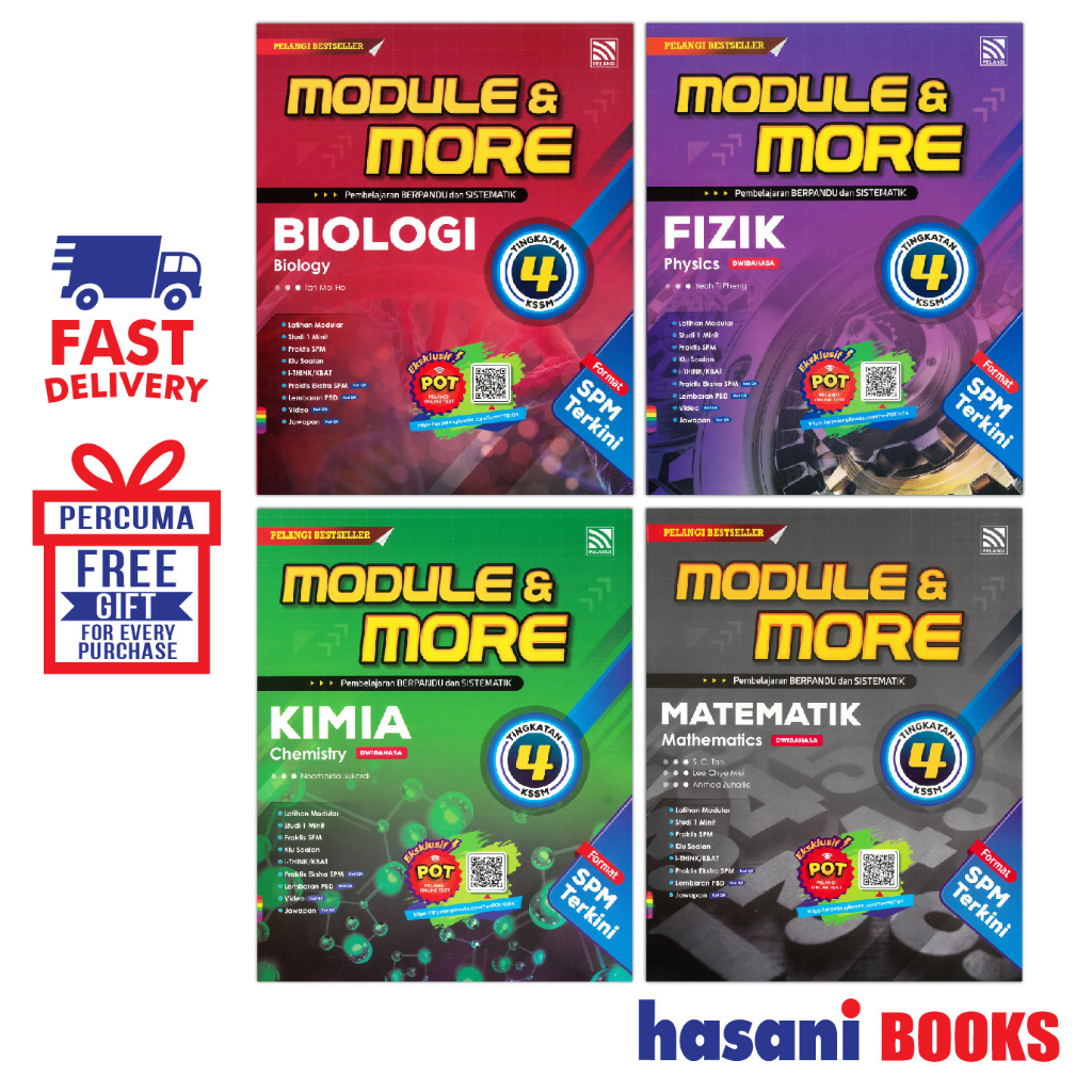 Hasani Pelangi Buku Latihan Module & More KSSM 2023 Tingkatan 4 ...