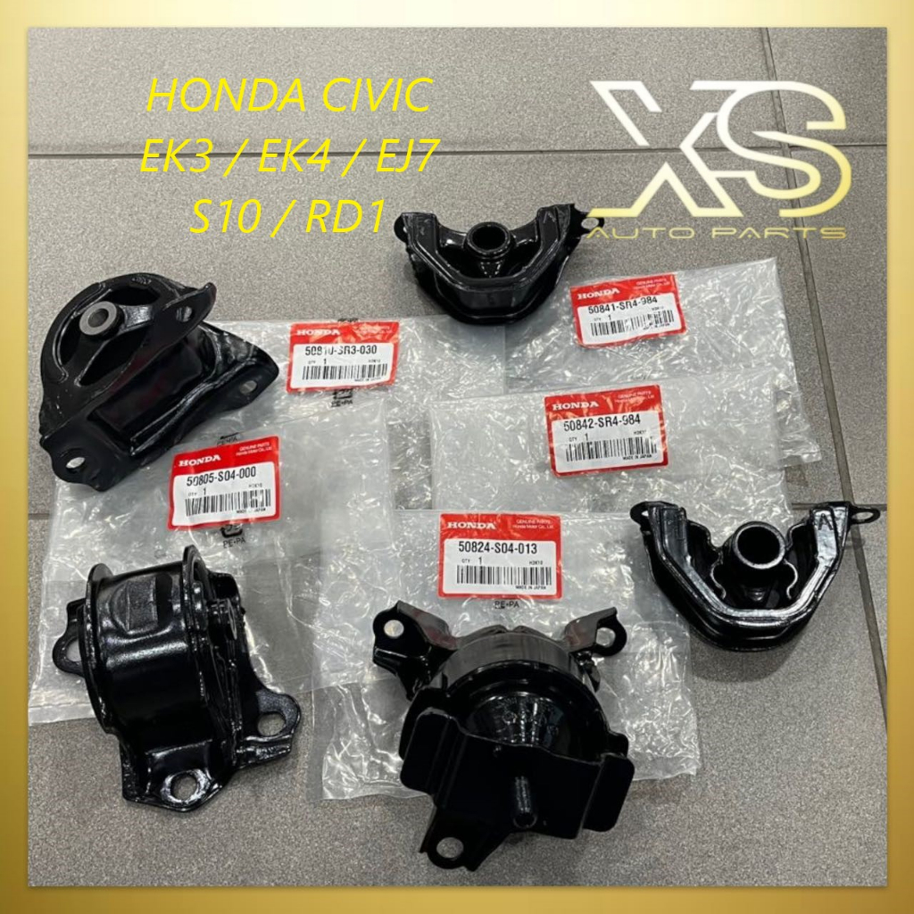 100 Original Japan Honda Civic 1996 Ek3 Ek4 Ej7 So4 Sr3 Sr4 Crv S10 Rd1 Engine Mounting Set 0975