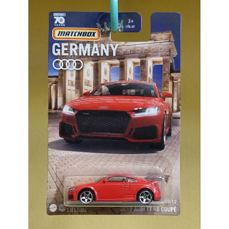 Voiture Miniature Matchbox 2023 - Audi TT RS Coupe 2019 - Neuve En Boîte Originale (OVP)