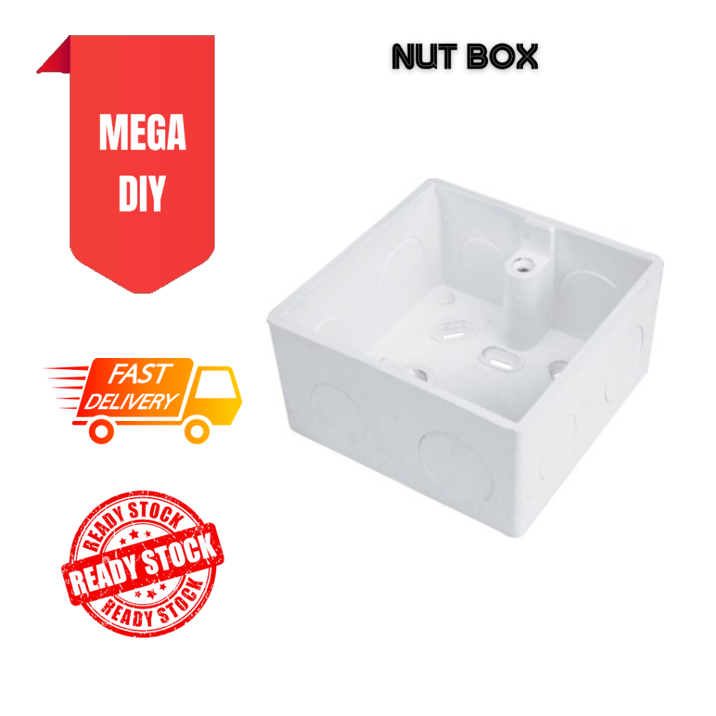 PVC Nut Box PVC Box Surface Nut Box/ Electrical Box / Base 3x3 / 3x7