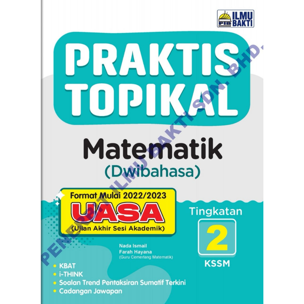 Praktis Topikal Kssm Matematik Dwibahasa Uasa Tingkatan 2 2023