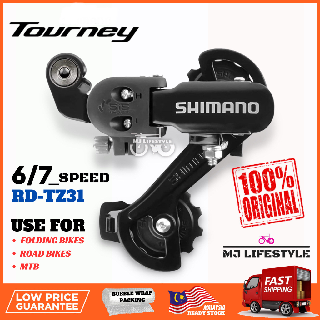 Tourney 6 7 Speed Rear Derailleur RD TZ31 Bicycle Gear MTB Folding Bike Gear Basikal