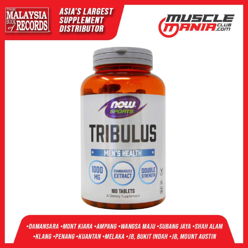 NOW Tribulus 1000mg (180 tablets) Shopee Malaysia