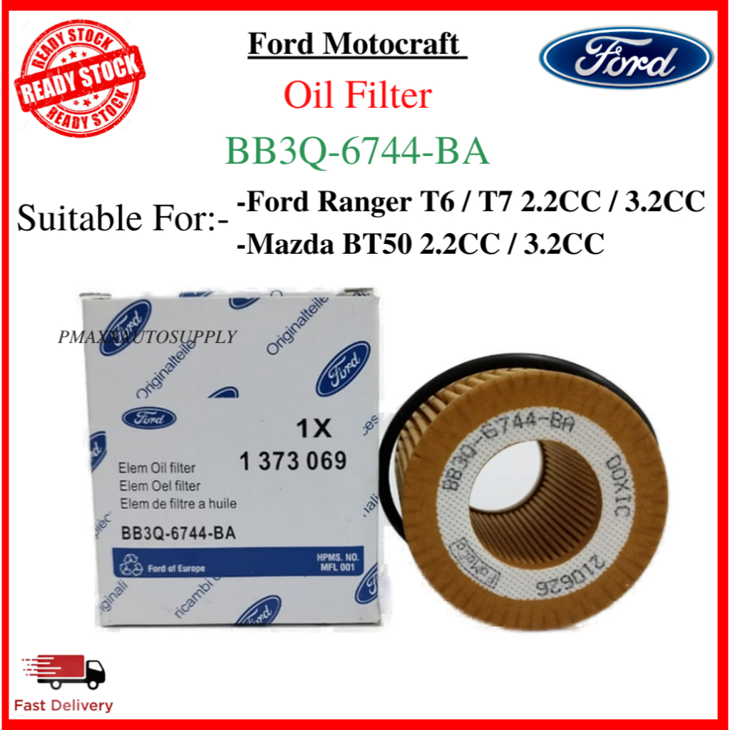 ORIGINAL OIL FILTER FORD RANGER T6 2.2 / 3.2 / MAZDA BT50 (BB3Q6744