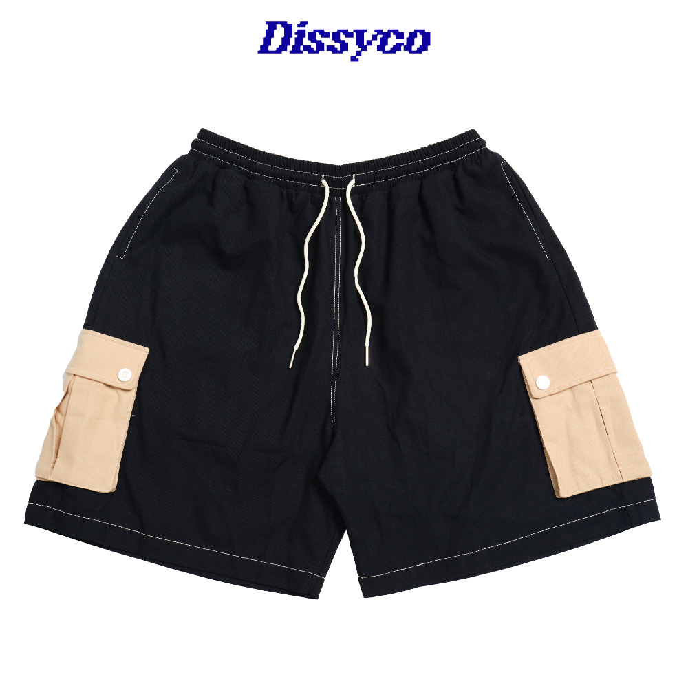 Dissyco Cargo Short Pants (Black) | Shopee Malaysia