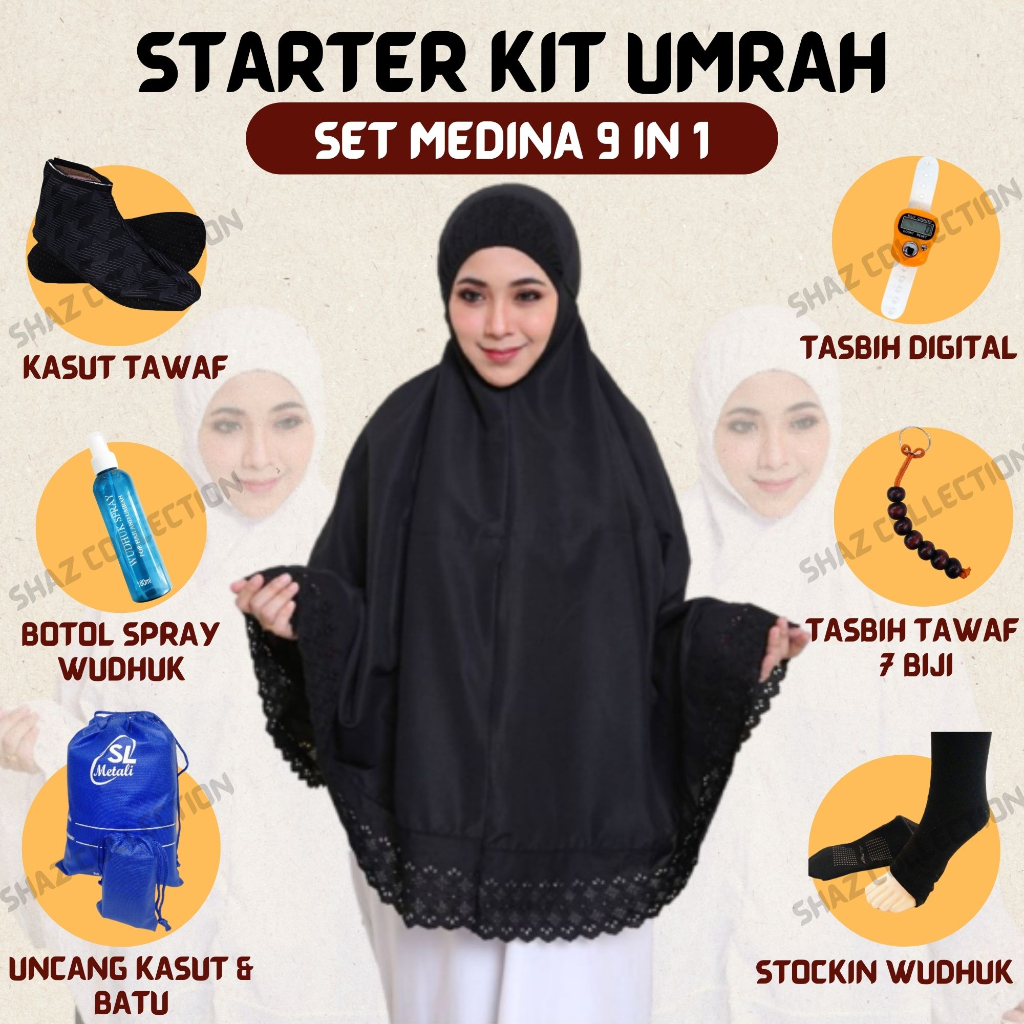 🔥 HOT ITEMS 🔥 SET UMRAH HAJI TELEKUNG BERPOKET / MINI TELEKUNG BERPOKET ...