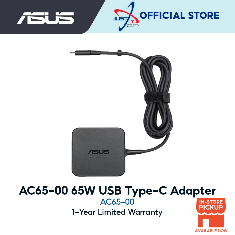 ASUS AC65-00 65W USB Type-C Adapter ( AC65-00 ) | Shopee Malaysia