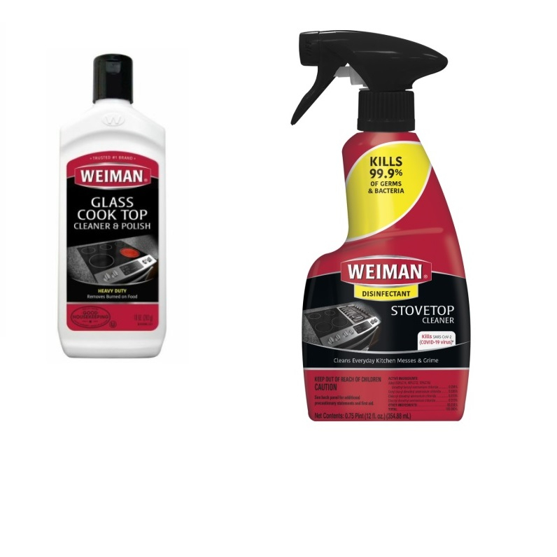 Weiman Glass Cooktop Heavy Duty Cleaner & PolishShines And Protects