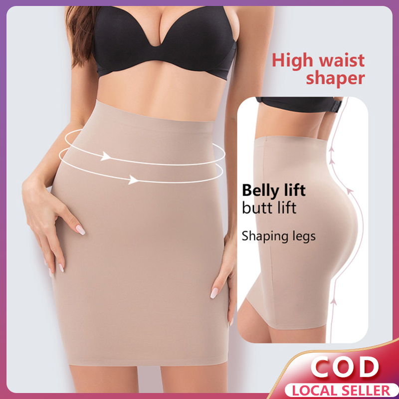High Waist tight skirt Shapewear slip Bengkung Korset Tummy Control Body  Skirt 29488