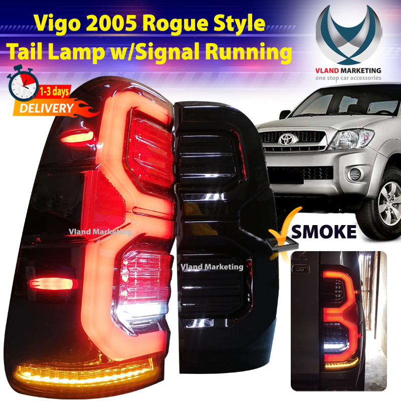 Toyota Hilux Vigo 2005 - 2014 Rogue Style Dynamic Tail Lamp With Signal ...