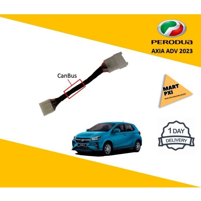 New Perodua Axia Adv 2023 in Motion Bypass Cable 9.9 Shopee Malaysia