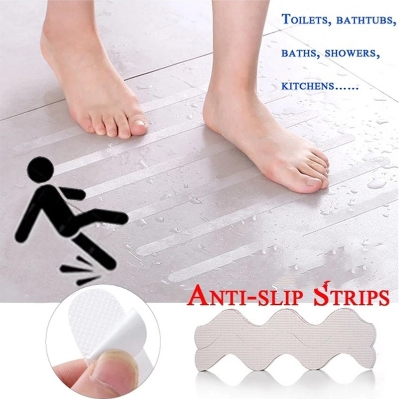 Anti-skid Floor Sticker Anti Slippery Skid Bathroom Kitchen Toilet 