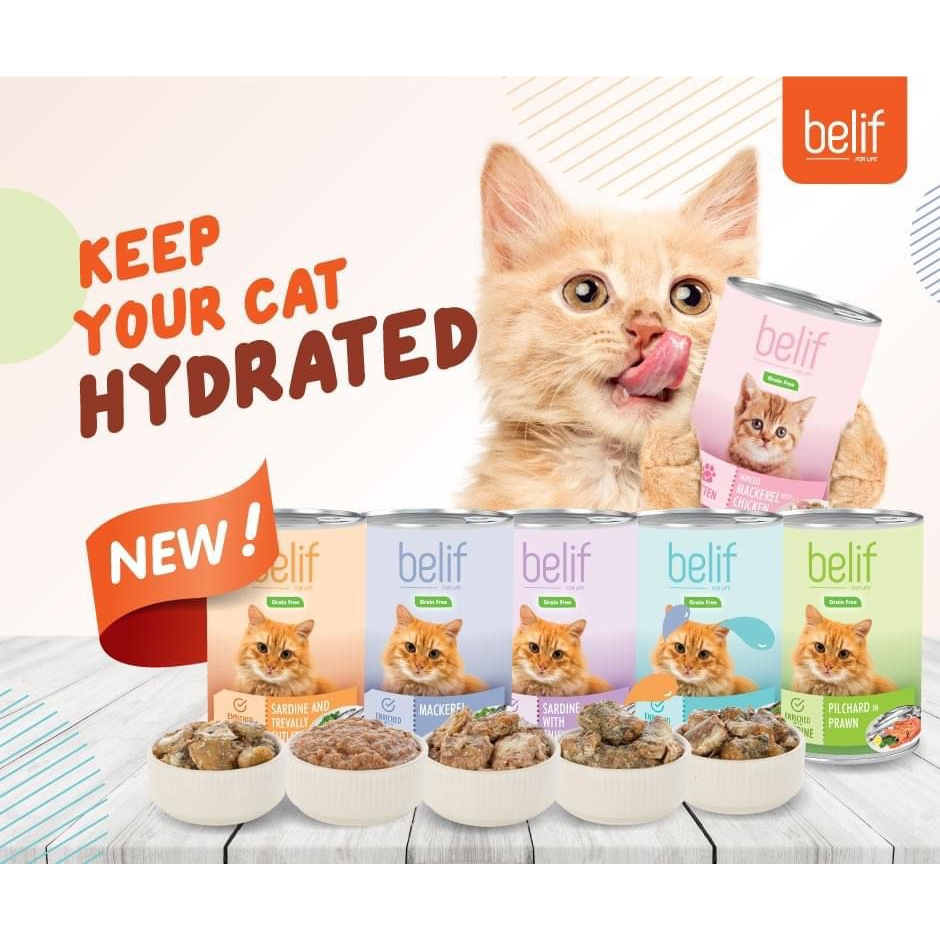 BELIF CAT CAN WET FOOD Shopee Malaysia