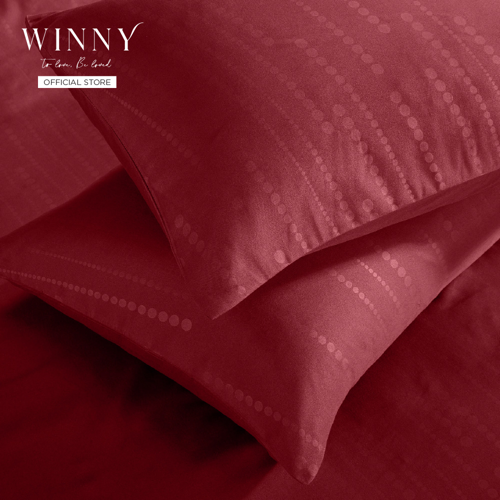 Winny Relish Pillow Case Set (2pc) 620 TC Multiple Color Plain Solid