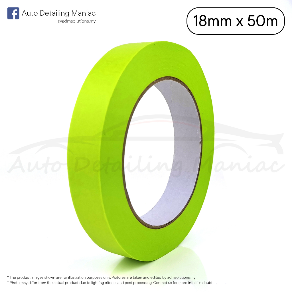 Detail Use Masking Tape, Painting, Polishing, Masking Tape (18mm x 50m) Shopee Malaysia