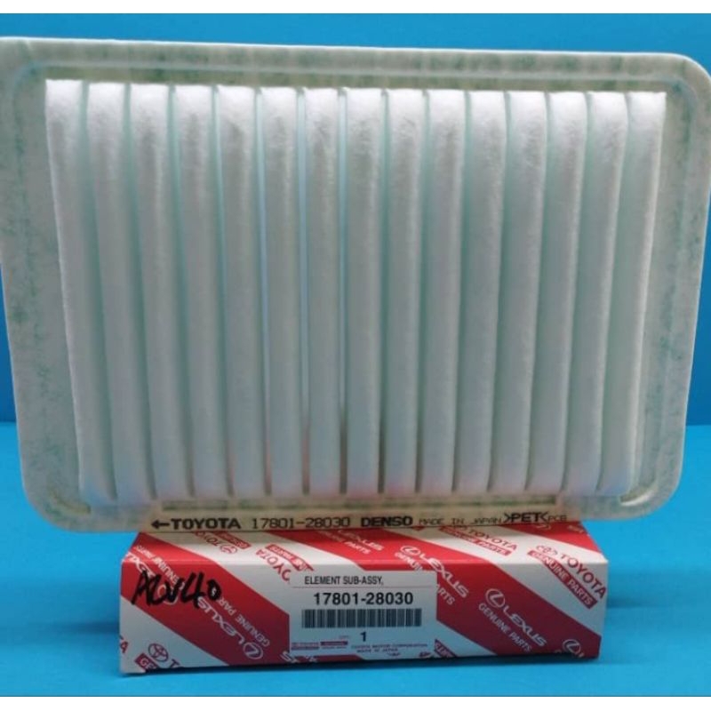 Toyota camry acv40 / acv50 air filter engine filter 17801-28030 penapis ...