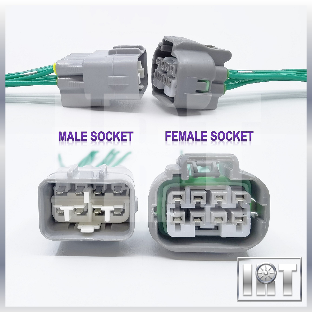 8 Pin Headlamp Gearbox Socket Myvi Viva Kenari Kelisa Alza Headlight