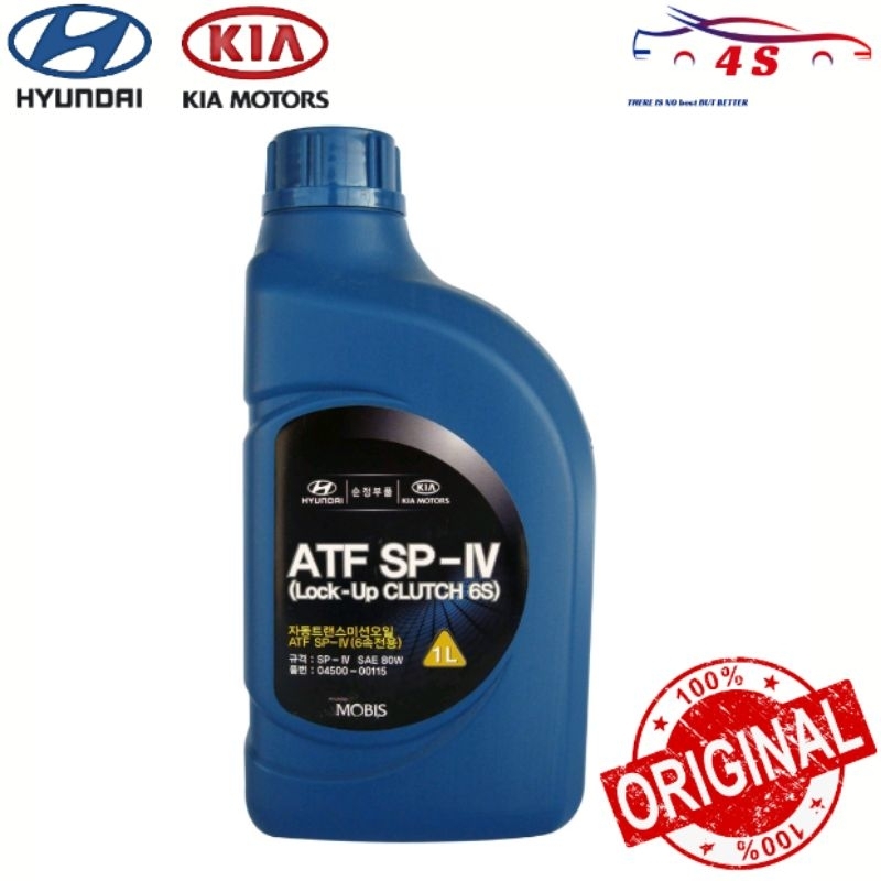 ORIGINAL AUTOMATIC TRANSMISSION FLUID (SP-IV) KIA & HYUNDAI > 04500 ...