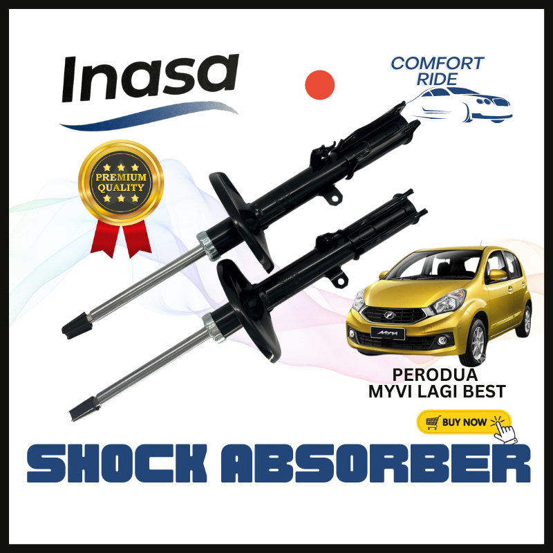 Inasa Front Shock Absorber Myvi Perodua Myvi Lagi Best High Quality Suspension Spare Part