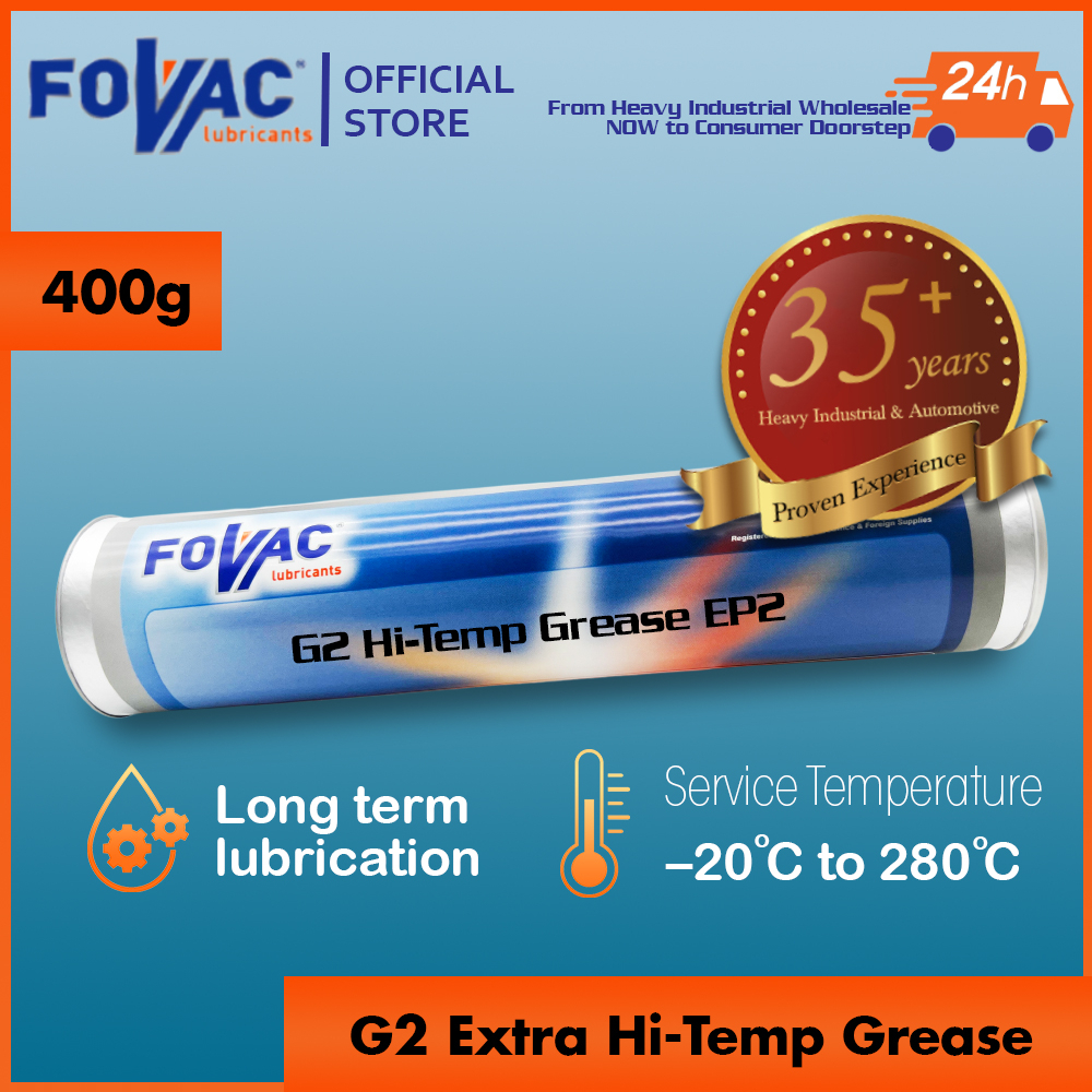 FOVAC G2 Extra HiTemp Grease/ High Performance Grease/ Multipurpose