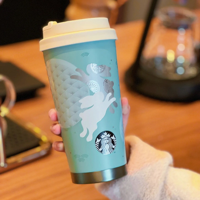 Starbucks Korea New Year Wish Bunny Elma Stainless Steel Cold Cup Tumb –  MERMAIDS AND MOCHA