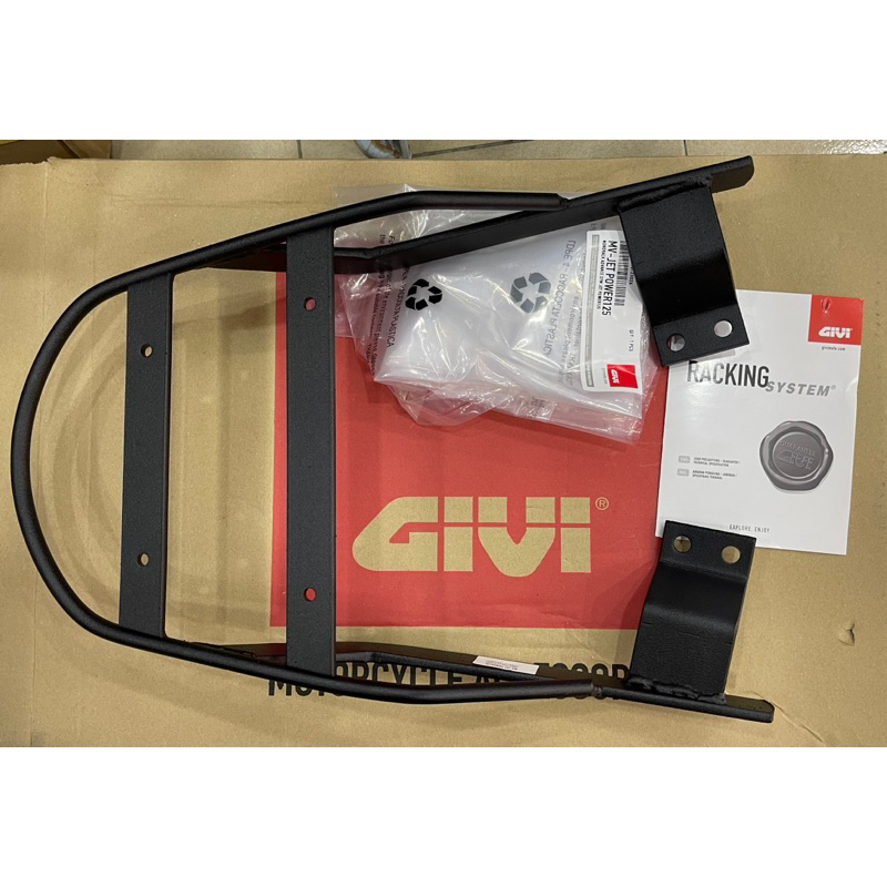 SYM JET POWER 125 MONO RACK ADVANCE GIVI BOX MV RACK | Shopee Malaysia