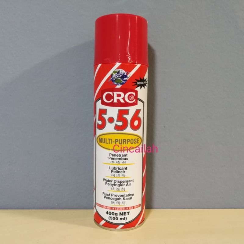 CRC 5.56 Multi Purpose Lubricant 400g 550ml 5-56 penetrates, anti rust ...