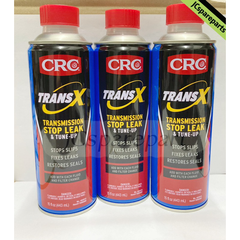 CRC TransX Treatment Gearbox Auto & Stop Leak Tune Up (443ml) Shopee