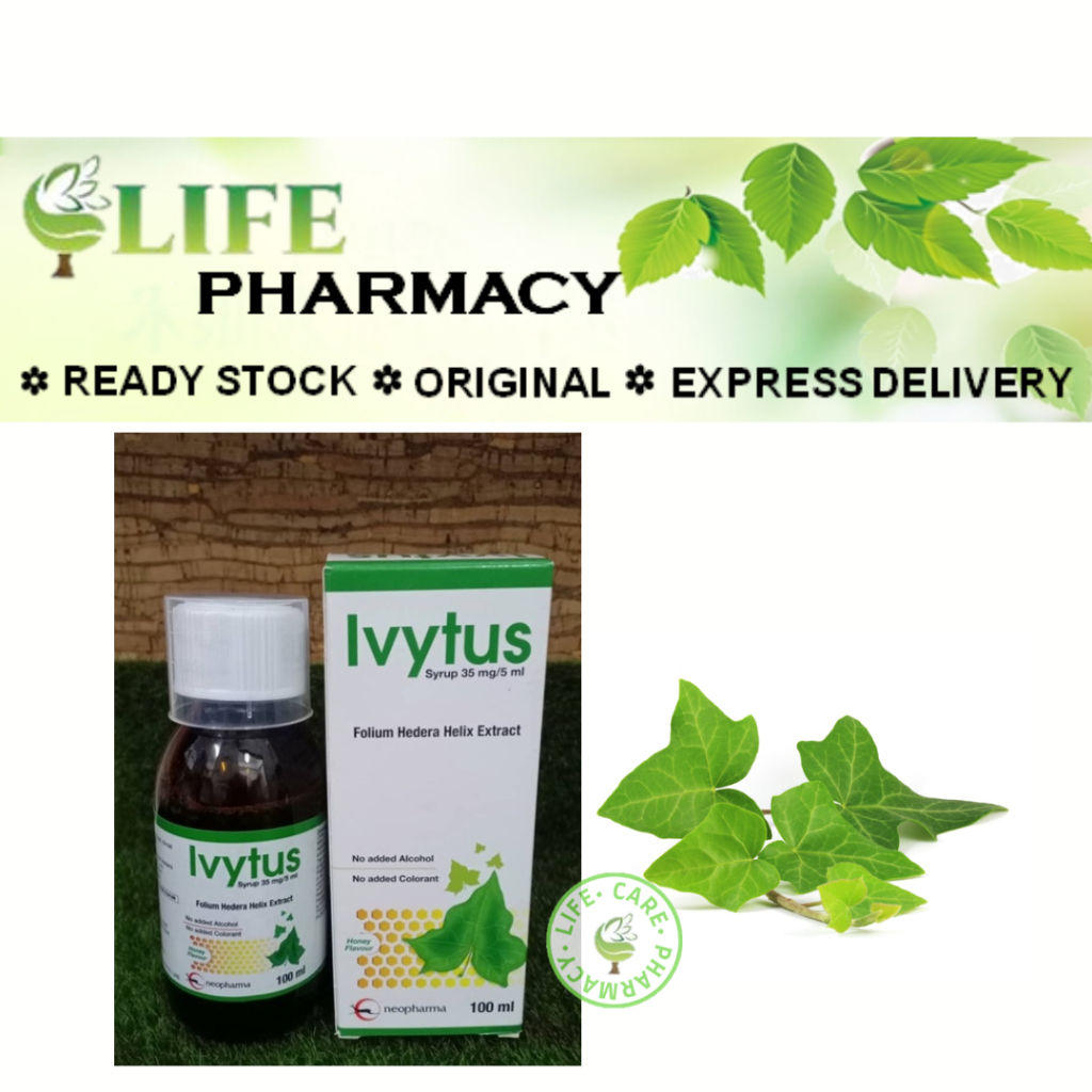 Ivytus Dry Ivy Leaf Extract Cough Syrup 100ml [Same as Prospan